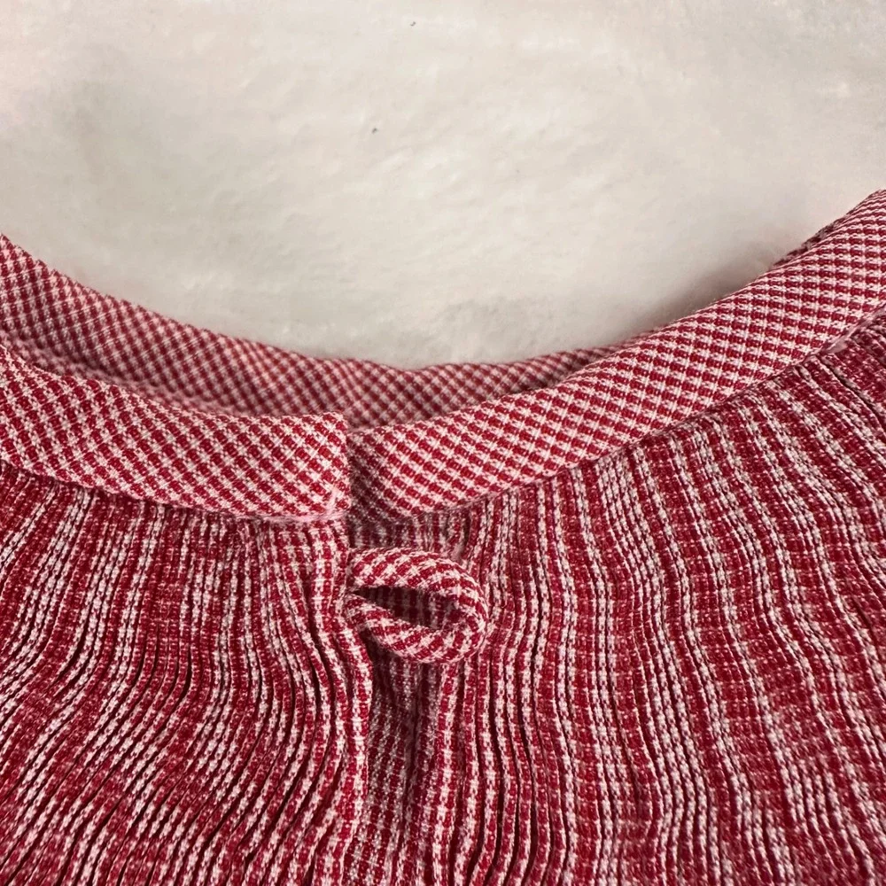Sassy Lil Sprout Smocked Football Bubble Romper 9M Red Gingham Kids